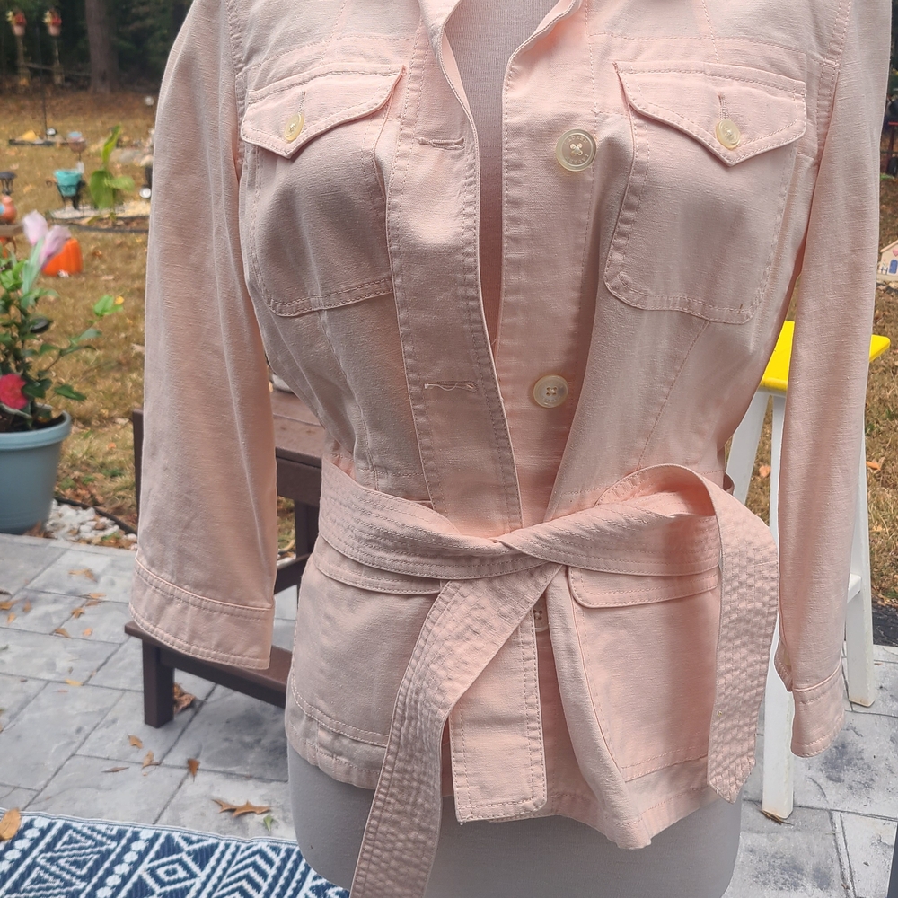 Lauren Ralph Lauren Blush Utility Jacket
